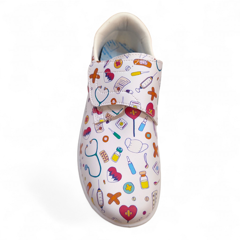 Zuecos con dibujos para hospital enfermería divertido
