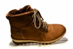 Botín calentito Refresh cordones camel-2