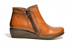 Botín Fluchos Femme cremallera piel cuero-3