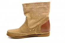 Botín Xti 26436 Taupe - Oro Visto-2