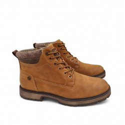 Botines de hombre refresh camel con cremallera lateral-3