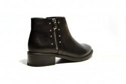 Botines MariaMare tacón bajo negros-3