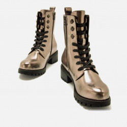 Botines militares metalizados MariaMare New Altea -3