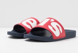 Chanclas Levi´s pala azul rojo-1