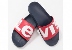 Chanclas Levi´s pala azul rojo-2
