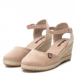Cuñas beige de esparto altura media muy blandas-2