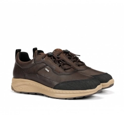 Fluchos Lander deportivos de piel marrón impermeable-1