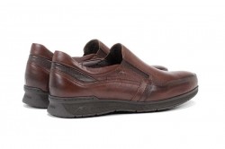 Mocasín Fluchos piel suela dynergy marrón-3