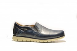 Mocasines Clayan piel azul marino-1