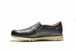 Mocasines Clayan piel azul marino-3