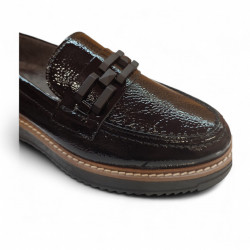 Mocasines de charol negro Pitillos piel-2