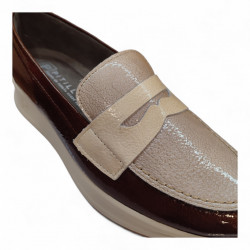 Mocasines Pitillos marrones casuales piel-2