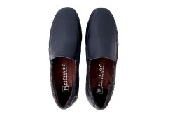 Mocasines Pitillos piel y licra negro-2