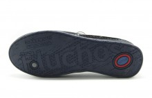 Nautico atado Fluchos James piel azul marino-3