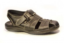 Sandalia hombre Doctor Cutillas piel negro-1