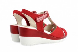 Sandalia Pitillos piel 6032 rojo-3