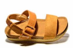 Sandalia plana bio Refresh camel-2