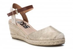 Sandalia yute cuña Refresh oro-2