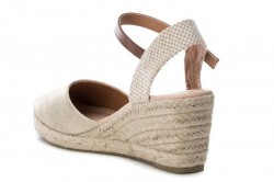Sandalia yute cuña Refresh oro-3
