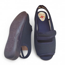 Sandalias de calle y casa con velcro baratas-3