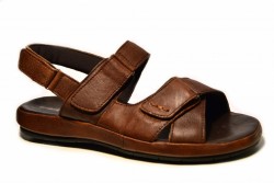 Sandalias Doctor Cutillas hombre piel marrón -1