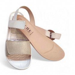 Sandalias modernas para plantillas ortopédicas con velcros-3