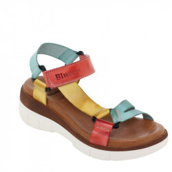 Sandalias multicolor velcro acolchadas-2