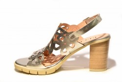 Sandalias piel Puche 6808 plata-3