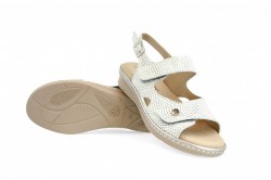 Sandalias Pitillos 6000 velcros plata-2