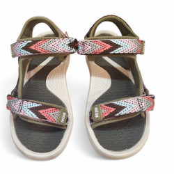 Sandalias trekking con velcros Mustang acolchada-2