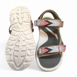 Sandalias trekking con velcros Mustang acolchada-3