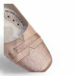 Sandalias vestir ancho especial tacón medio rosa-2