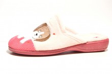 Zapatilla casa Andinas perro fuxia rosa-3