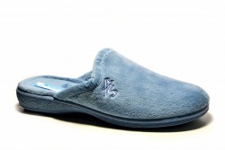 Zapatilla casa cuña baja Andinas celeste-1