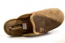 Zapatilla casa destalonada Andinas suela caucho natural taupe-2