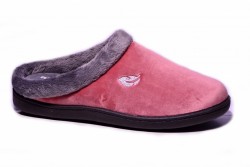 Zapatilla casa destalonada Pluma Flex Relax rosa-1