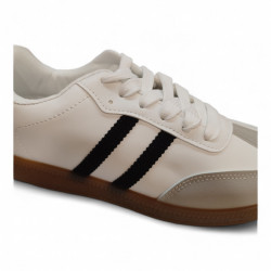 Zapatillas blancas moda suela caramelo económicas-3