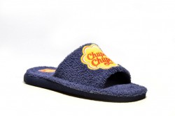 Zapatillas casa abierta Chupa Chups rizo marino-3