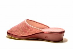 Zapatillas casa abiertas Garzon fucsia-3