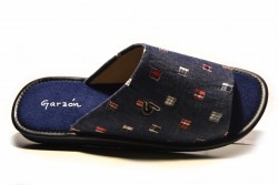Zapatillas casa abiertas Garzón marino-2