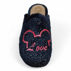 Zapatillas casa anatómicas y ortopédicas económicas azul-2