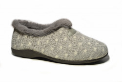 Zapatillas casa Andinas cerradas gris-1