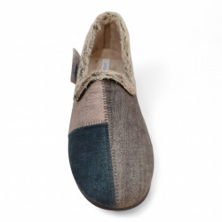 Zapatillas casa cerradas mujer repelente al agua-3