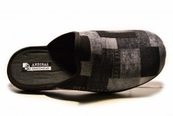 Zapatillas casa destalonadas Andinas negro-2