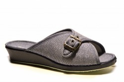 Zapatillas casa Garzón hebilla marino-1