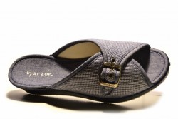Zapatillas casa Garzón hebilla marino-2