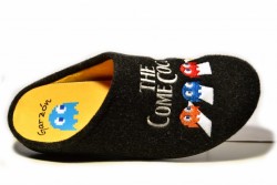 Zapatillas casa Garzón The Comecocos negro-2