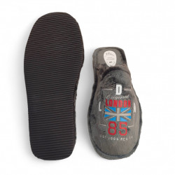 Zapatillas casa hombre London grises originales y ecónomicas-2