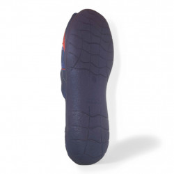 Zapatillas casa hombre verano de lona azules-3