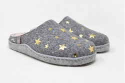 Zapatillas casa Macarena Home estrellas gris-1